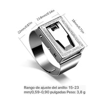 Load image into Gallery viewer, ANILLO DE ACERO INOXIDABLE
