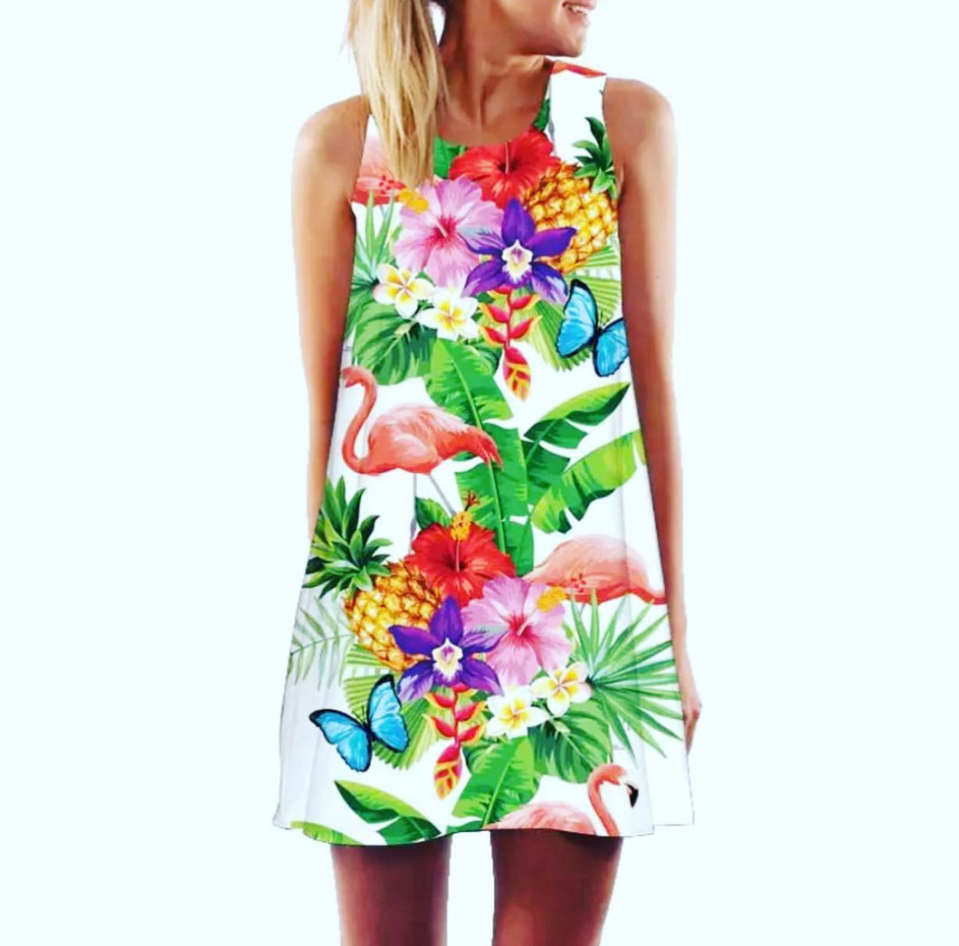 FLORAL EASY DRESS