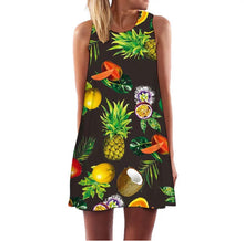 Load image into Gallery viewer, TROPICAL FRUIT EASY DRESS
