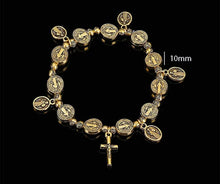 Load image into Gallery viewer, SAN BENITO BRACELET GOLD OR SILVER ENVEJECIDOS
