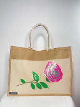 Load image into Gallery viewer, PINK ROSES TOTE BAG
